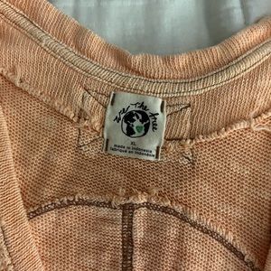 FREE PEOPLE LOOSE ORANGE TANK
